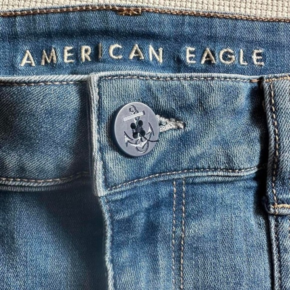 Size 12‎ AE Mini Denim Skirt - Picture 4 of 4